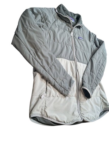 Patagonia Women's Pack In Jacket Gray Two-Tone Size L Outdoors - Light Weight - Picture 3 of 6