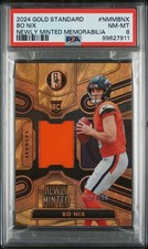 2024 PANINI GOLD STANDARD BO NIX ROOKIE NEWLY MINTED MEM 262/499 PSA 8 NM-MT