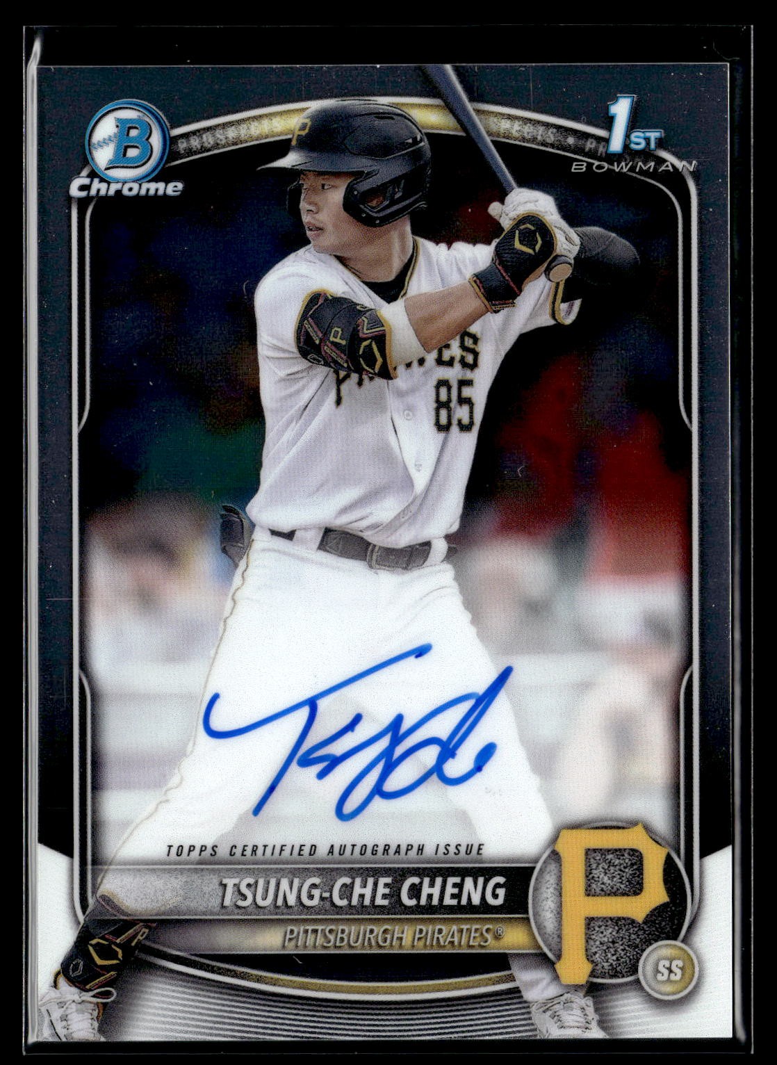 2025 Bowman Chrome Prospect Autographs #CPA-TC Tsung-Che Cheng