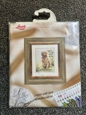 Lanarte Counted Cross Stitch Kit - Golden Retriever Dog 34578A - RARE
