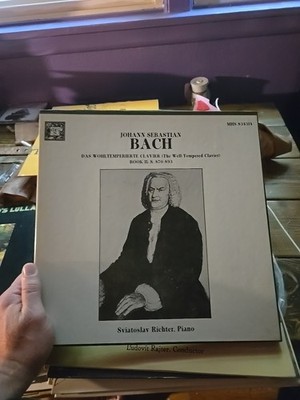 3LP Vinyl Box Set Johann Bach Well Tempered Clavier Book II MHS 834314 Classical