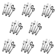 Wallace Taos Stainless Steel 45pc. Flatware S...