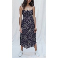 Urban Outfitters Navy Blue Bandhani Floral Mi...