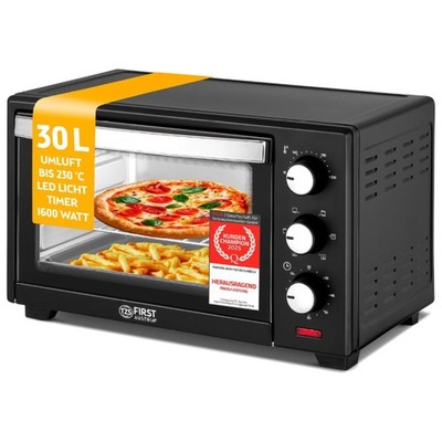 Mini Backofen 30 Liter Miniofen Umluft Minibackofen Freistehend TZS *B-Ware*