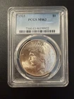 1923 Peace $1 Dollar Silver Dollar Coin PCGS MS63 Sick Luster CN1021