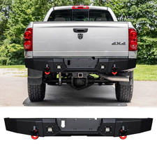 Vijay For 2003-2008 Dodge Ram 150025003500 Rear Bumper With Led Light D-ring