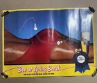 AUTHENTIC RARE Vintage 1983 Pabst Blue Ribbon Beer "Bee At Spring Break" w/ Note