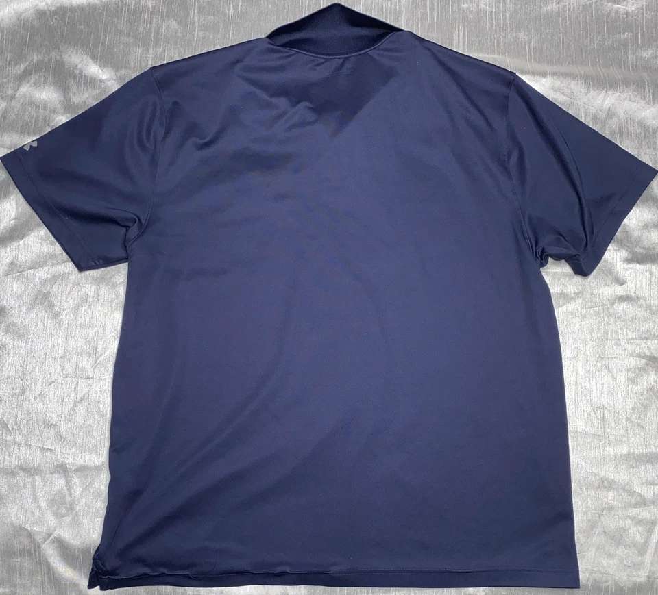 Camisa Polo Retirada USMC Marines Azul Marino Under Armour Manga Corta XL Foto 4 de 4