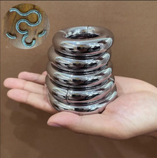 Magnetic Ball Stretcher Men Weight Heavy Stainless Steel Ball Stretching Ring SM