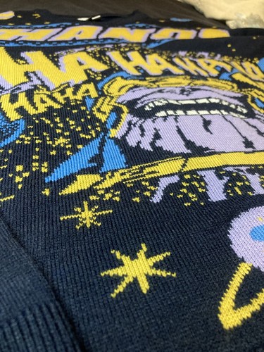 Marvel Thanos Mad Titan Ugly Christmas Sweater Small Marvel Comics MCU - Picture 4 of 8