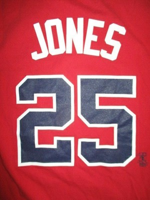 chipper jones jersey shirt