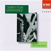 Simply Four Saxophones - Adelphi Saxophone Quartet CD (1998) Fast and FREE P & P