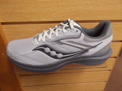 SAUCONY MEN'S MEDIUM D WIDTH COHESION 17 RUNNING OR WALKING SHOES GREY 20943-116
