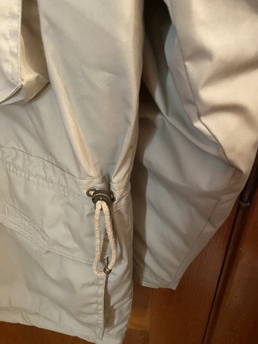 MENS NORTHWEST TERRITORY M Coat Jacket Lined With Hood In Zippered Collar Tan - Picture 2 of 15
