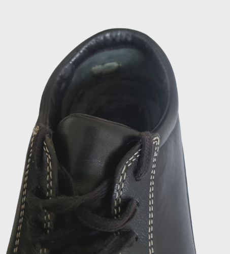 Cole Haan Air Black Tan Brown Leather Lace Up Driving Sneakers men's Size 8 - Picture 12 of 12