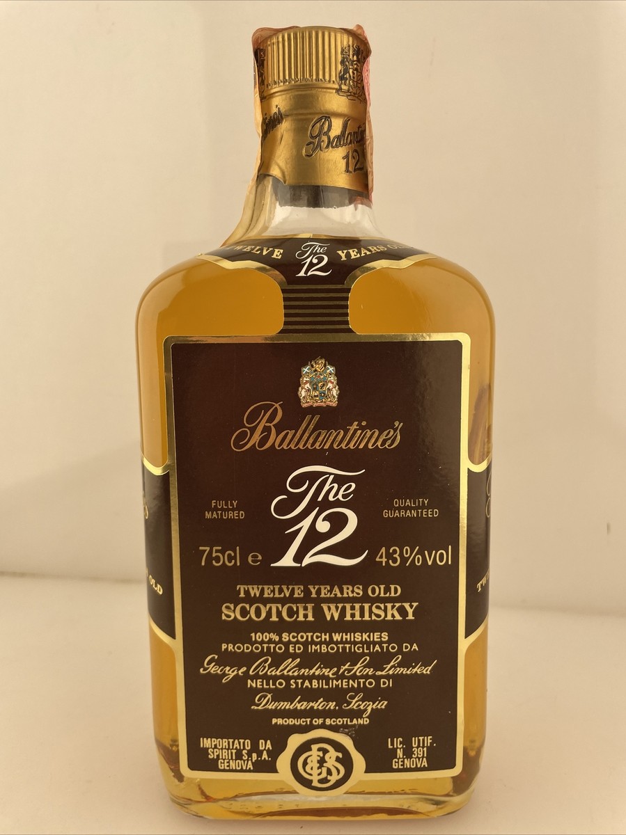 ウイスキー Ballantine's 12 Years Old 750ml 43% Ballantines 12 Years Old Very Old Scotch Whisky 43% NV