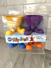 NEW Wilton Silly-Feet Silicone Baking Cup Molds for Cupcakes Favor Set of 4