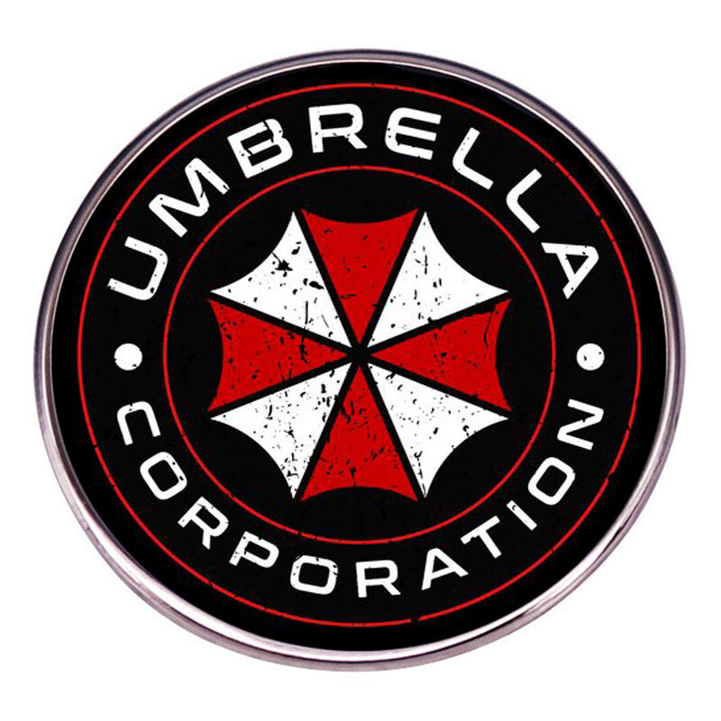Unique Umbrella Corporation Brooch Exquisite Metal Alloy Design Stylish