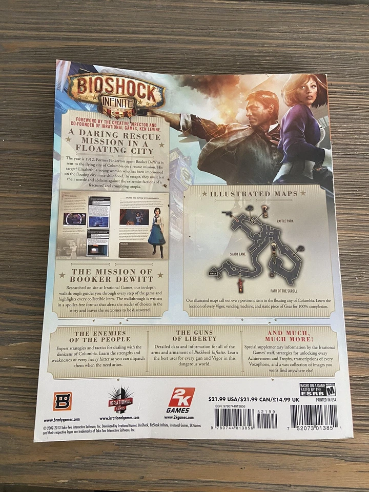 BIO SHOCK INFINITE BRADY GAMES SIGNATURE SERIES GUIDE - Image 2 of 2
