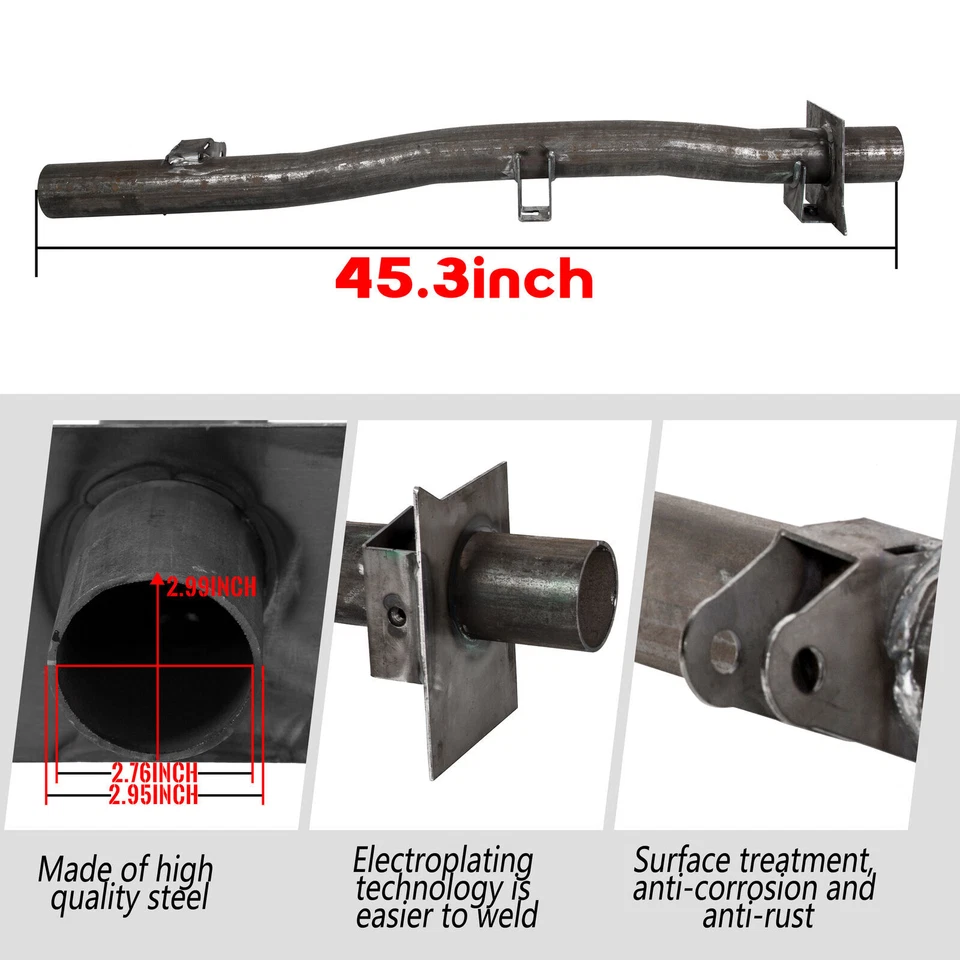 For Chevy Silverado/GMC Sierra 1500/2500 99-10 Rear Tank Support Bar Crossmember Foto 2 de 4