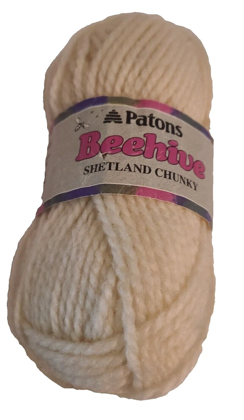 Hilos Patons White Chunky Yarn