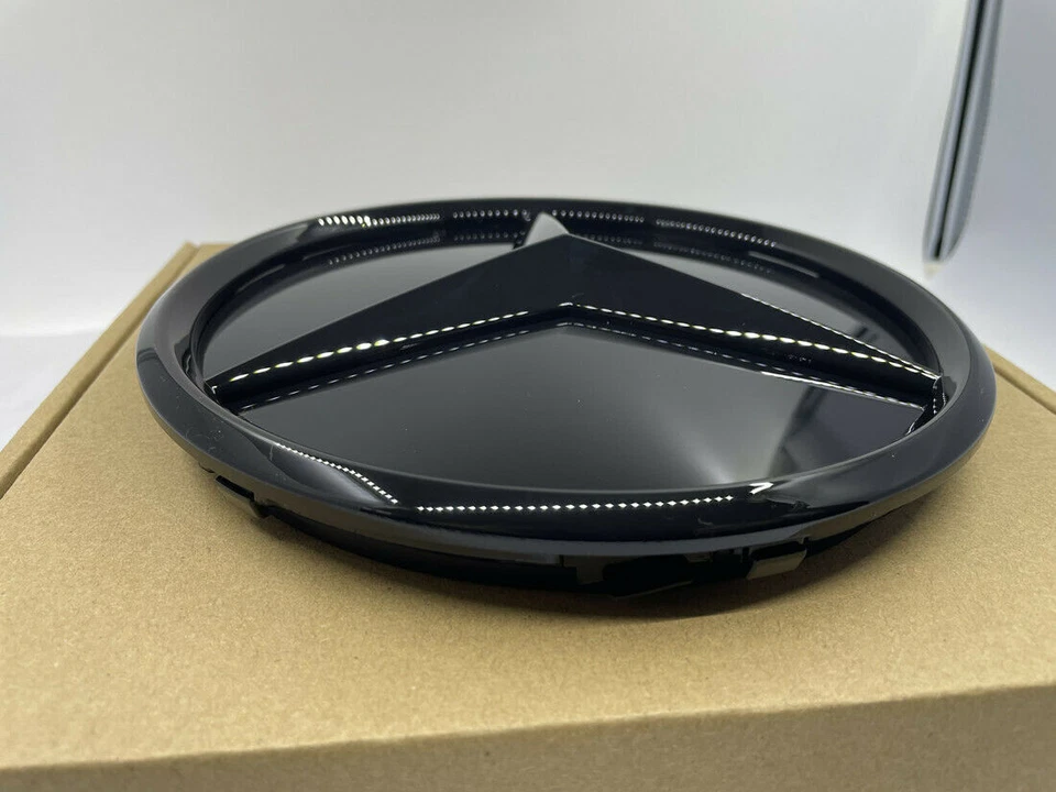 Выпуклая звезда эмблема передняя решетка значок для Mercedes-Benz E класса 16-20 - Изображение 2 из 4