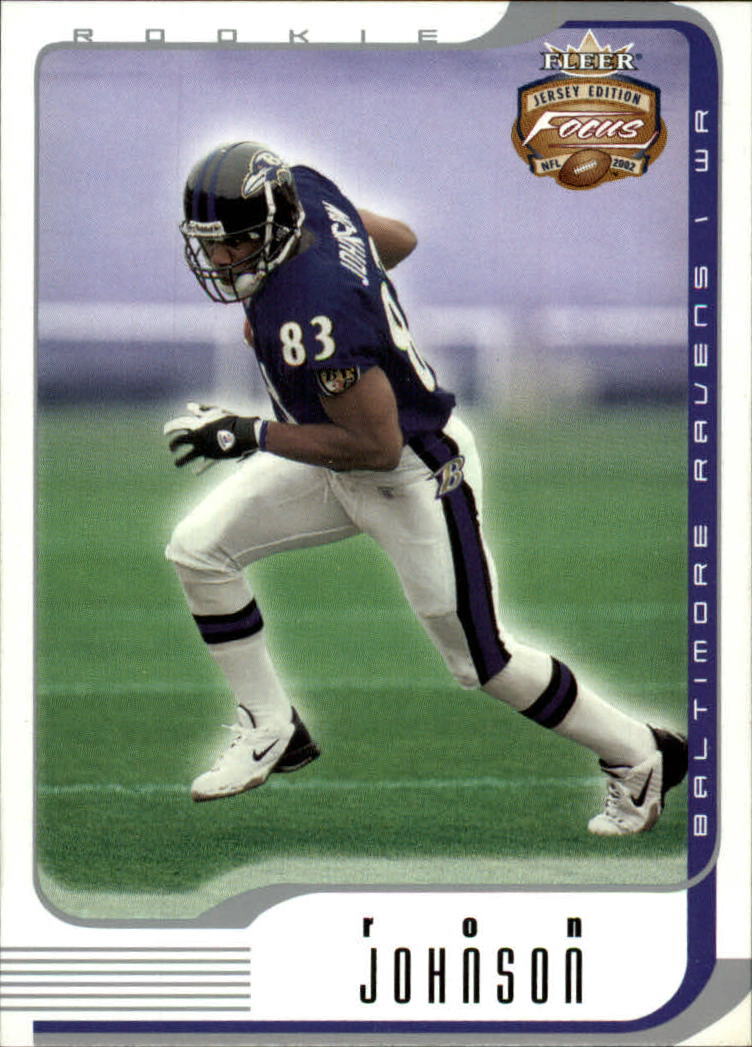 2002 Fleer Focus JE #104 Ron Johnson RC /1850 - NM-MT