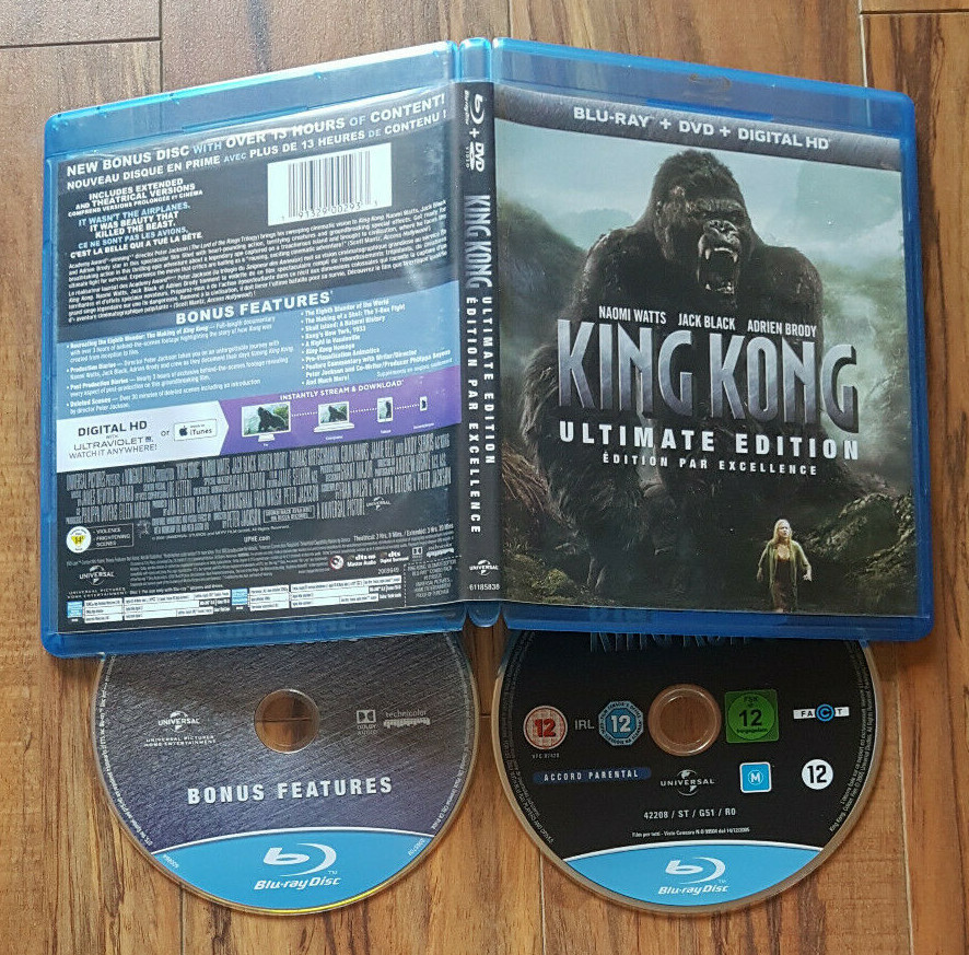 3550 King Kong (2005 Peter Jackson Remake) Ultimate Edition Region