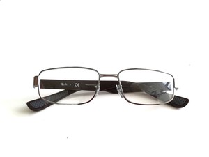 Ray Ban anteojos RB 6318 Plata 2840 tamaño 54mm marco Óptico | eBay