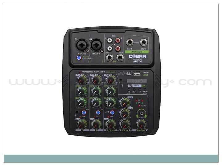 COBRA PRO Streamer4 mini mixer USB per broadcast  KARAOKE LIVE STREAMING