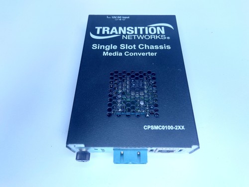 Convertidor de medios de chasis de ranura única Transition Networks - Cpsmc0100-2xx - Imagen 3 de 6