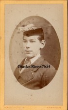 CARNARVON WALES CDV UNIVERSITY GRADUATE MORTAR BOARD HAT VICTORIAN PHOTO
