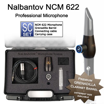 Clarinet Microphone NCM 622 SC set: Pickup System, Clarinet Barrel and Cable