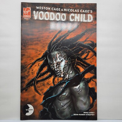 Nicolas Cages Voodoo Child #1 Dean Hyrapiet Cover 2007 By Virgin Comics