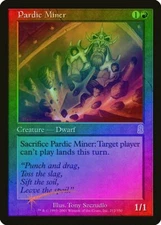 Pardic Miner FOIL Odyssey HEAVILY PLD Red Rare MAGIC THE GATHERING CARD ABUGames