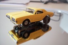AURORA TJET VINTAGE FAIR HO 1389 MERCURY COUGAR YELLOW RUN CHASSIS TYCO AFX