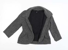 H&M Womens Grey Jacket Coat Size S