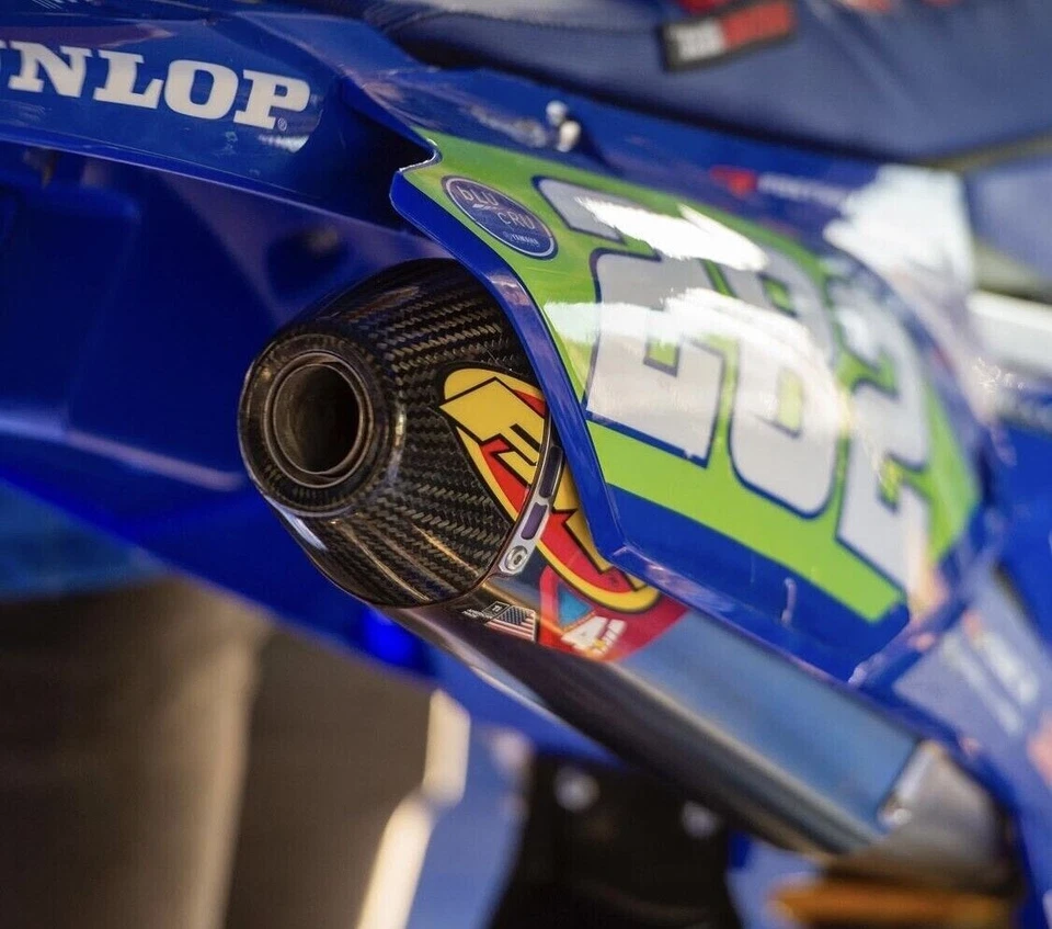 FMF 044455 Factory 4.1 Slip-On Exhaust Pipe Blue Yamaha YZ250F YZ 250F 2019-2026 - Image 4 of 4