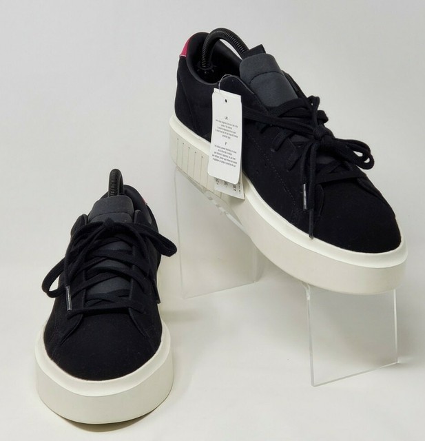 Size 9.5 - adidas Sleek Super Core Black 2019 for sale online | eBay
