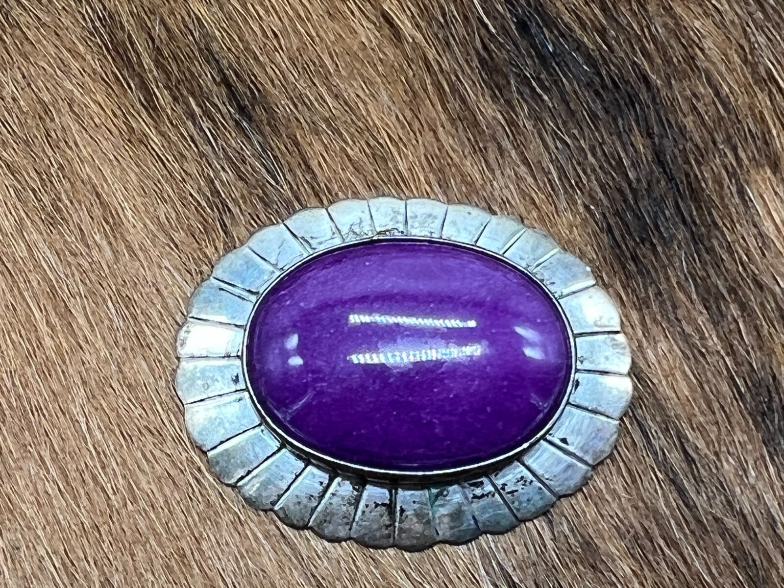 CHAROITE ~ BROOCH/PIN - image 2