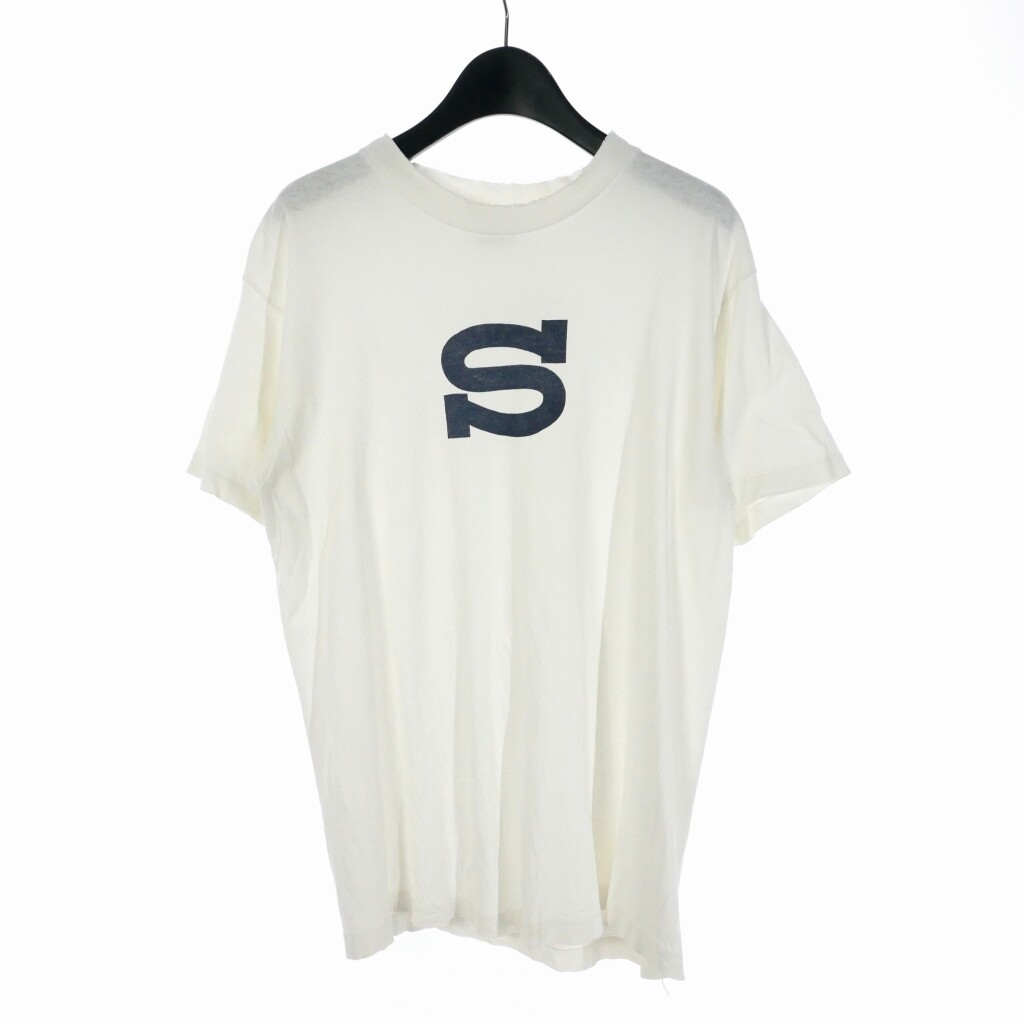 Stussy ロゴプリント ホワイトTシャツ