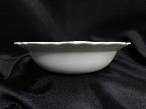 Crown Ducal Bristol Pink, Flowers & Birds: Cereal Bowl, 6 3/4", As Is - Picture 3 of 10