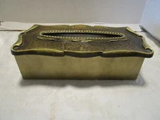 Vintage Metal Tissue lidded Box Dispenser AMEROCK CARRIAGE HOUSE 60-9006-2 Pc Se