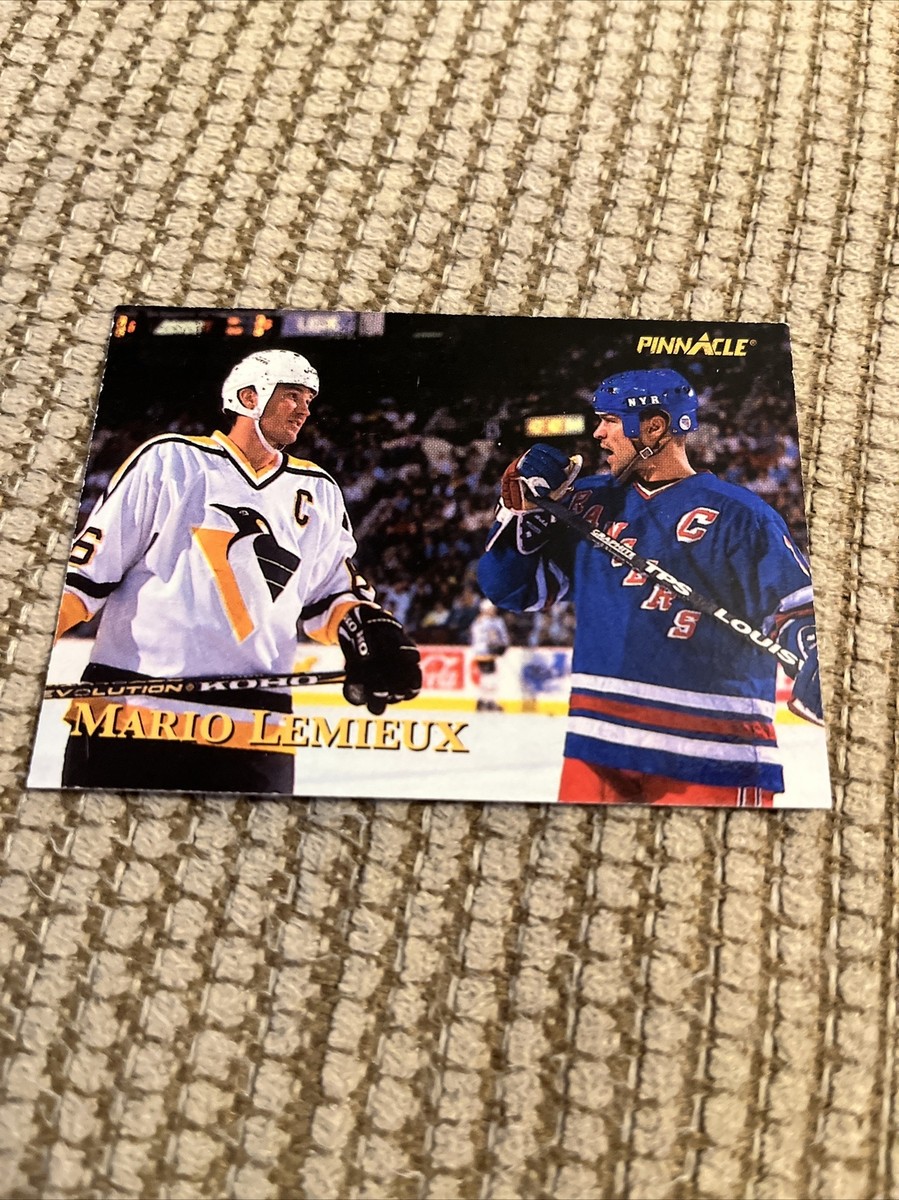 rare mario lemieux cards MARIO LEMIEUX Pittsburgh PENGUINS 1997-98 PINNACLE / GIANT EAGLE HOCKEY  CARD #4