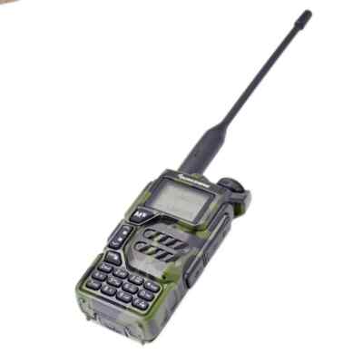 QUANSHENG UV-K5 Funkgerät Camouflage Grün 5W Dual Band DTMF NOAA USB-C Aufladbar