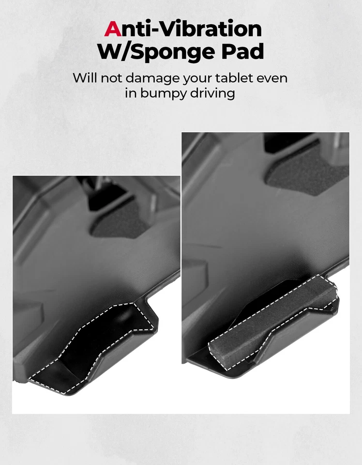 Soporte electrónico para dispositivo tableta montaje GPS para Yamaha Viking/Viking VI 2014-2024 Foto 4 de 4