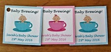 PERSONALISED BABY SHOWER FAVOUR TAGS / LABELS ** GIFT TAGS  ** THANK YOU TAGS