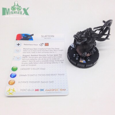 Heroclix Pacific Rim set Slattern #007 Gravity Feed figure w/card
