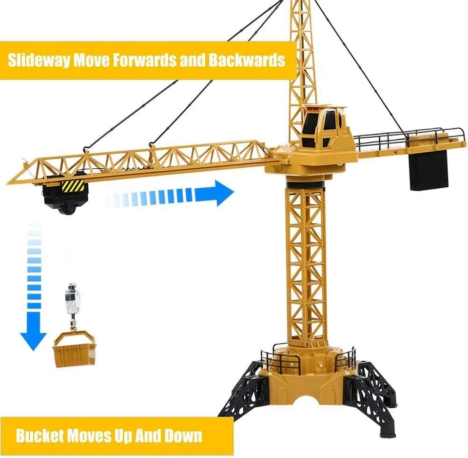 Grúa torre de control remoto de 50"" elevador giratorio de 680° modelo equipo de construcción Foto 3 de 4