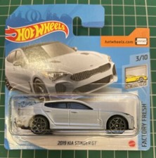 Hot Wheels 2019 KIA Stinger GT grau Factory Fresh Nummer 198 neu und ungeöffnet